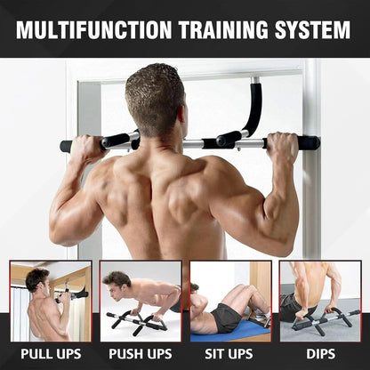 Upgrade Pull up Bar for Doorway - Max Capacity 440 Lbs, Portable Upper Workout Bar for Strength