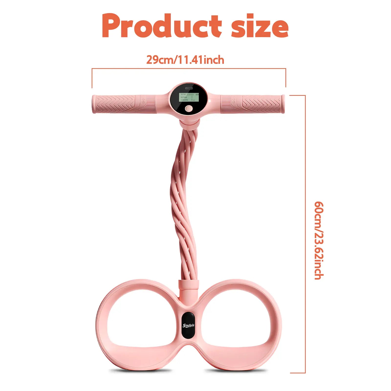 Soulyis Multifunction Pedal Resistance Band, 6-Tube Elastic Yoga Pedal Puller Resistance Band, Elastic Pull Rope Fitness, Full-Body Workout at Home Gym, Exercise Sit-Up, Yoga, Abdominal Training