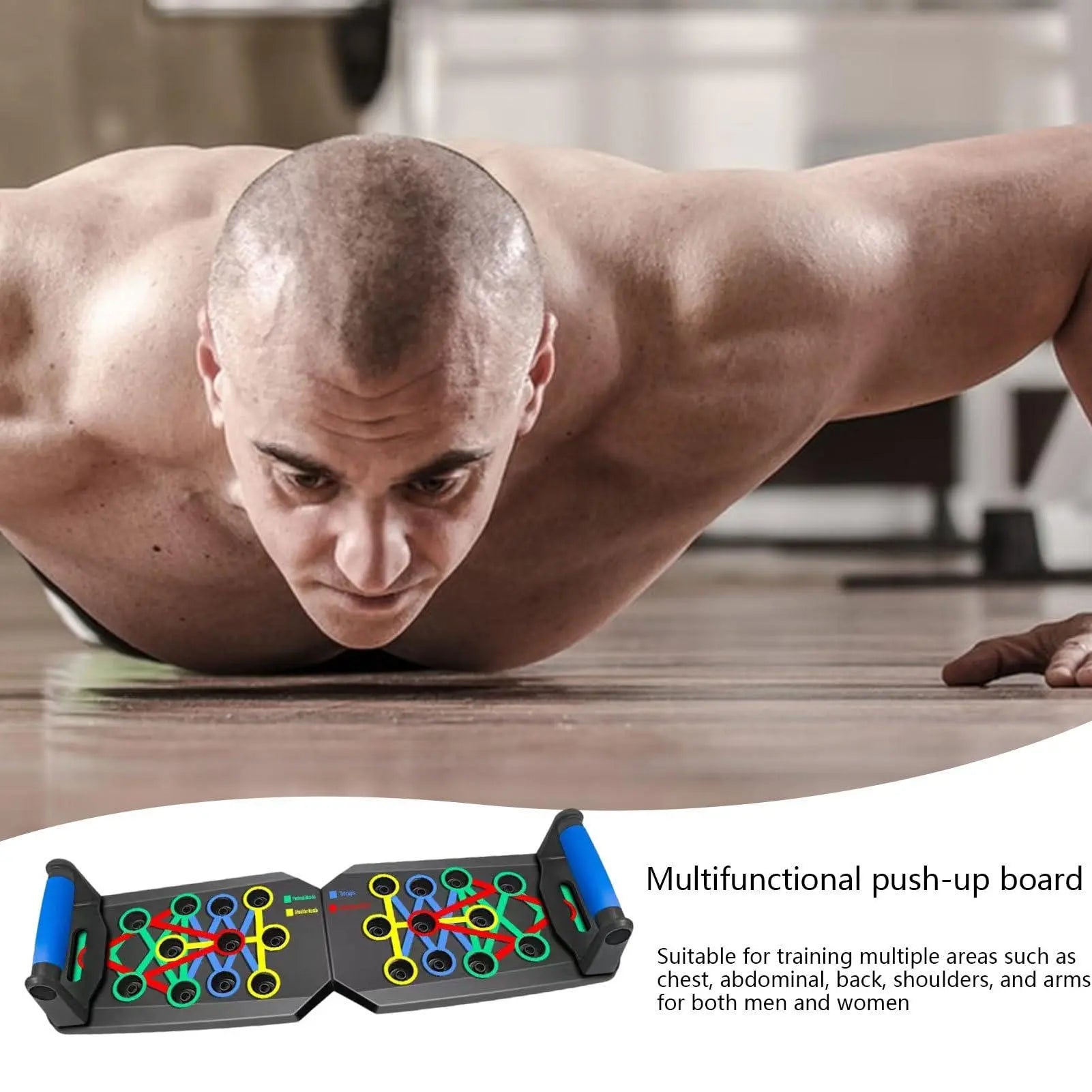 Pushups Fitness Stands | Push up Board for Pectoral Abdominal Muscle,Indoor Fitness Supplies Back Shoulder Muscle Trainer for University Campus, Workplace, Traveling, Gym