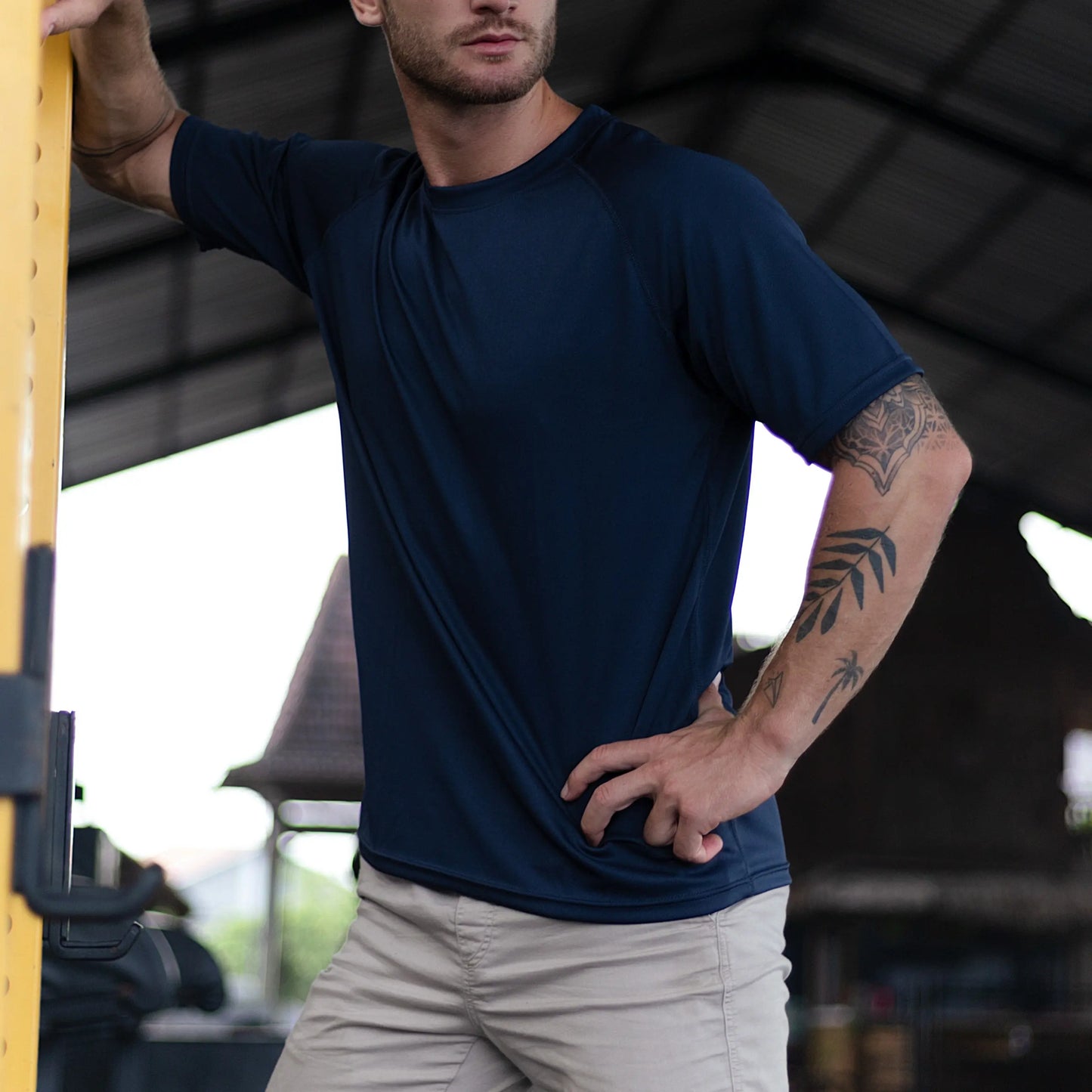5 Pcs Men'S Plain Muscle Slim Fitted T Shirt Gym Workout Athletic Tee Menswear Casual Tops,T-Shirt for Daily Outdoor Wear,Men'S Streetwear Outfits Lightweight Versatile Workout Tops Athleisure Breathable Clothes Everyday Activewear Compression Shirts