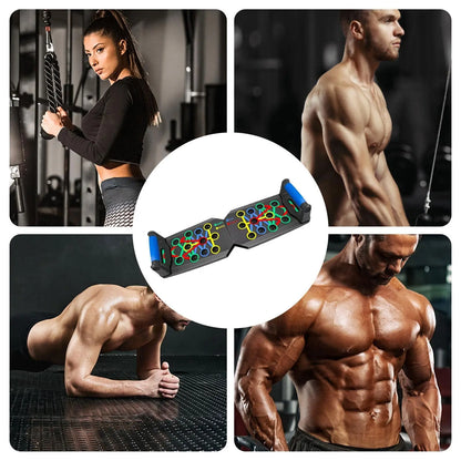 Pushups Fitness Stands | Push up Board for Pectoral Abdominal Muscle,Indoor Fitness Supplies Back Shoulder Muscle Trainer for University Campus, Workplace, Traveling, Gym