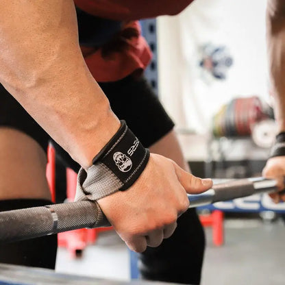 Premium Padded Weightlifting Straps - Gray Lifting Straps