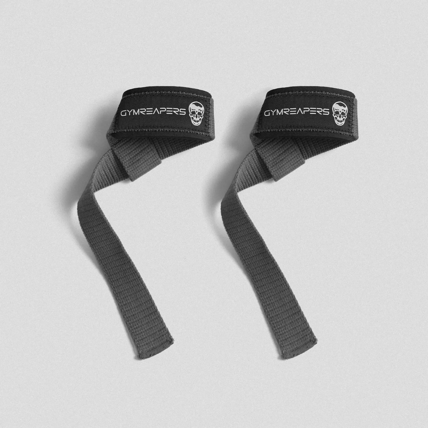 Premium Padded Weightlifting Straps - Gray Lifting Straps
