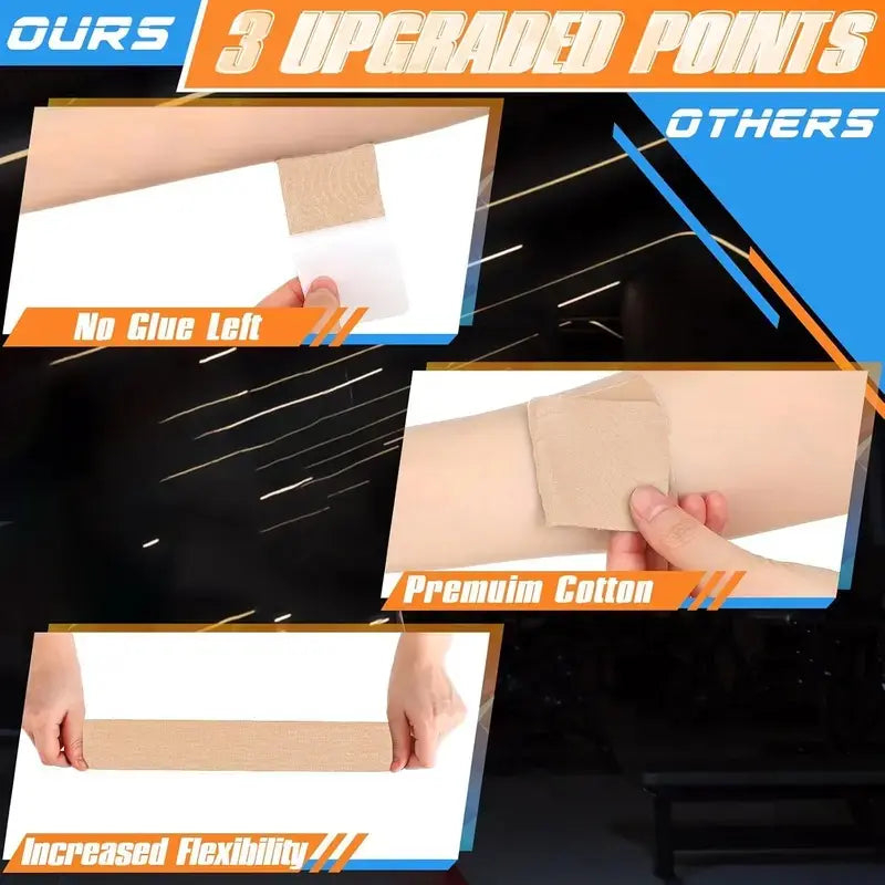 Kinesiology Tape for Shoulder Pain Relief Pre Cut Sports Waterproof Breathable Enhance Elastic Kinesiology Athletic Tape for Shoulder Support and Muscle Sports