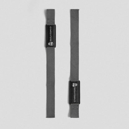 Premium Padded Weightlifting Straps - Gray Lifting Straps