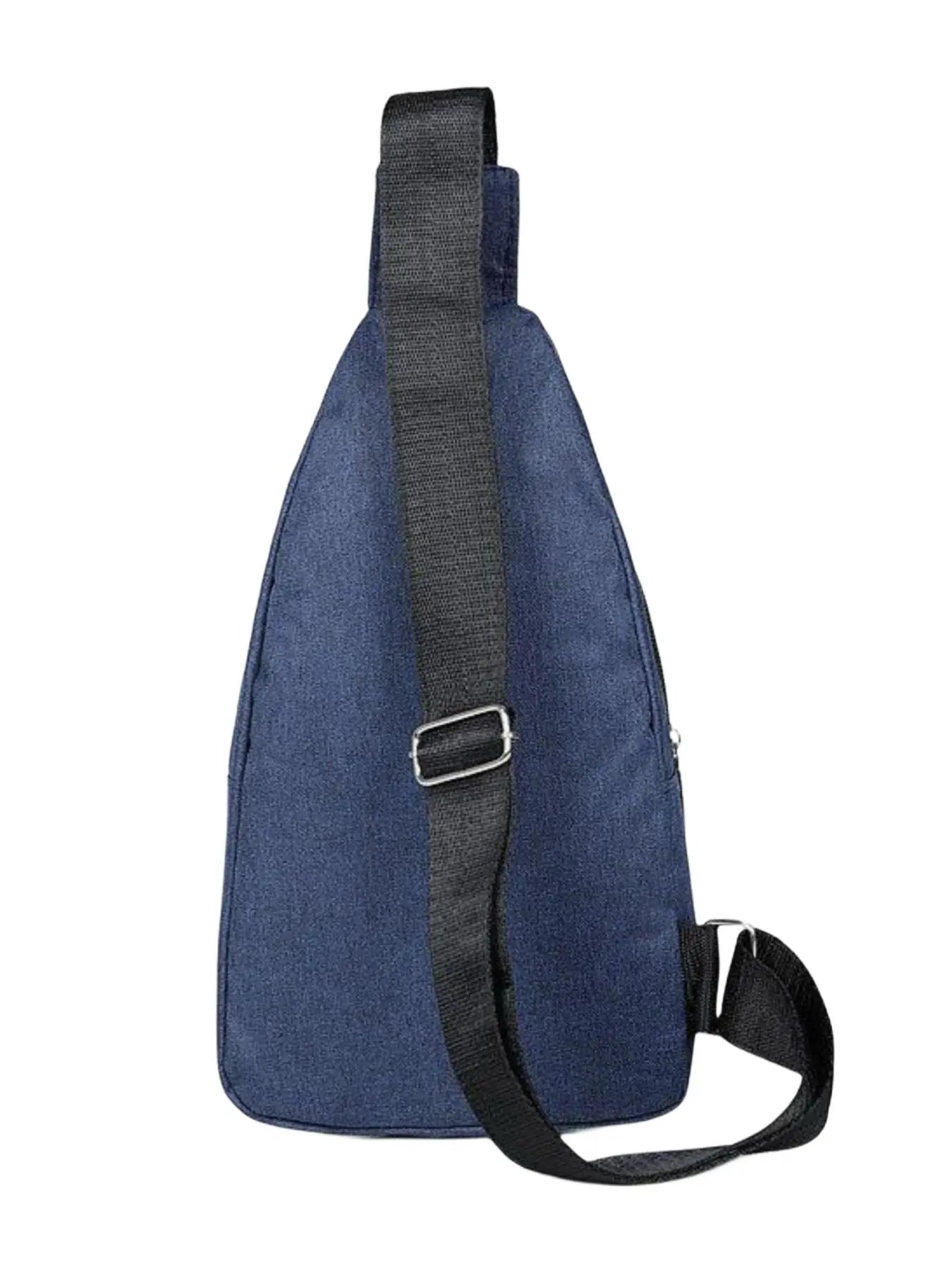 Men'S Solid Color Zipper Bum Bag, Waterproof Sports Bag, Lightweight Chest Bag for Daily Used, Casual Trendy Versatile High-Quality Daily Commuting Bag
