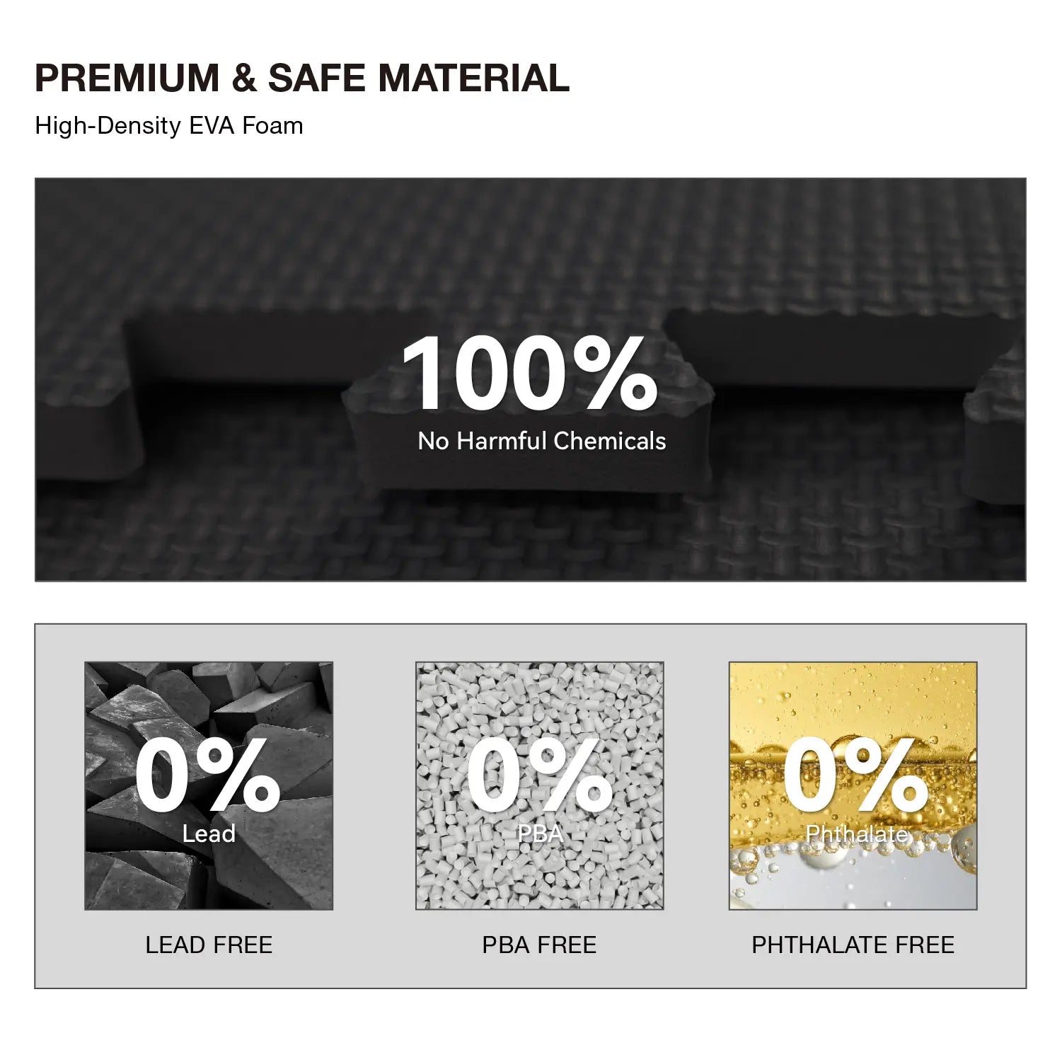 AIRHOP 18Pcs EVA Gym Mats Set - 0.4" Interlocking Foam Floor Tiles (18 Sq.Ft) High-Density Protective Puzzle Mat for Home Gym, Garage, Treadmill, Bike, Playroom - Ideal Mother'S Day Gift｜Summervibes Petlovers